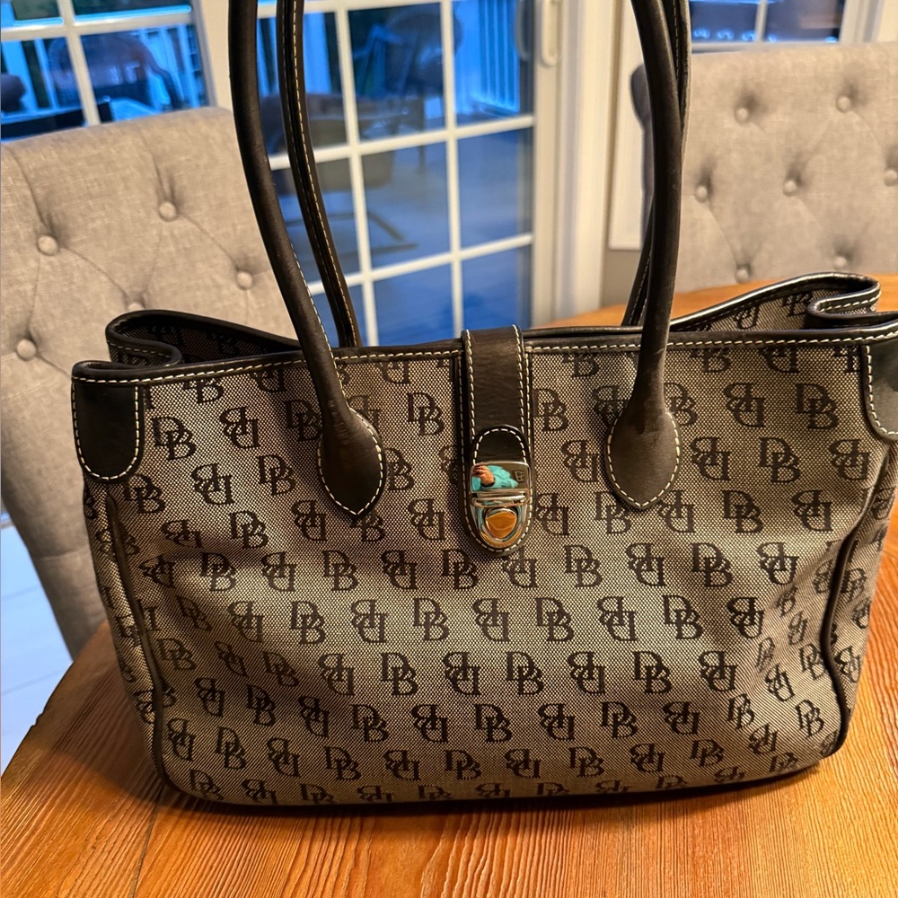 Dooney & Bourke Black Monogram Handbag